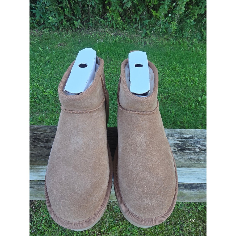 UGG Classic Ultra Mini Platform Chestnut - Women's Size 10